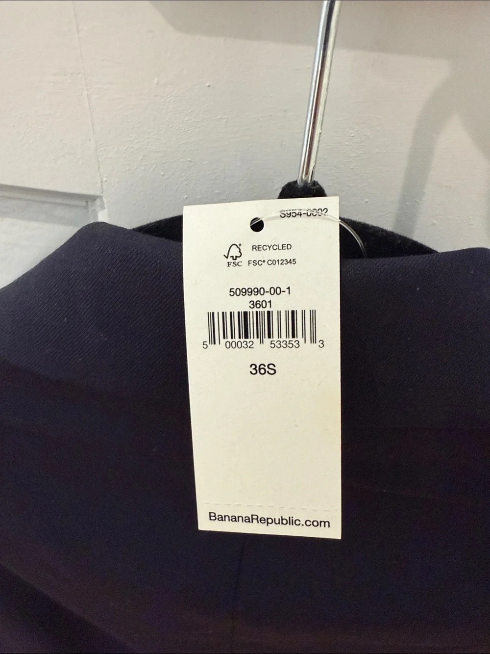Banana Republic Marzotto Tessuto Suit Navy Blue NEW